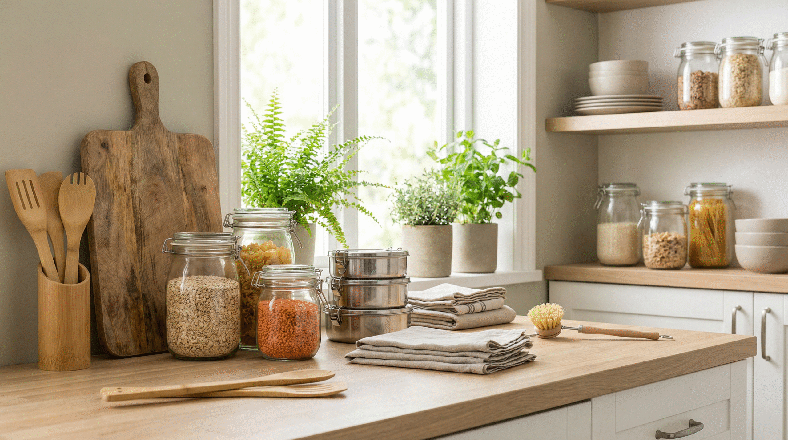 Plastic Free Kitchen Eco-Friendly Swaps for a Zero-Waste Home