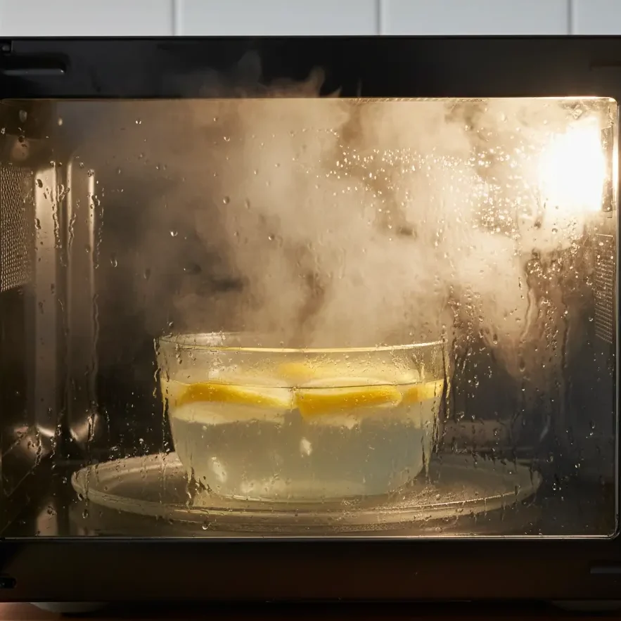 Steam Clean Microwave Naturally