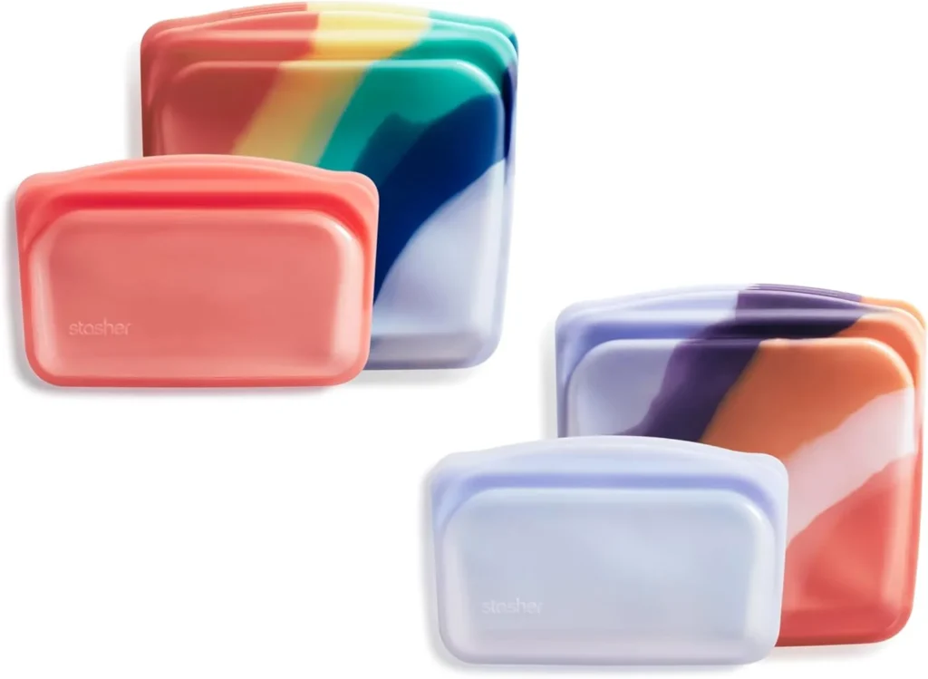 Stasher Premium Silicone Reusable Food Storage Bags