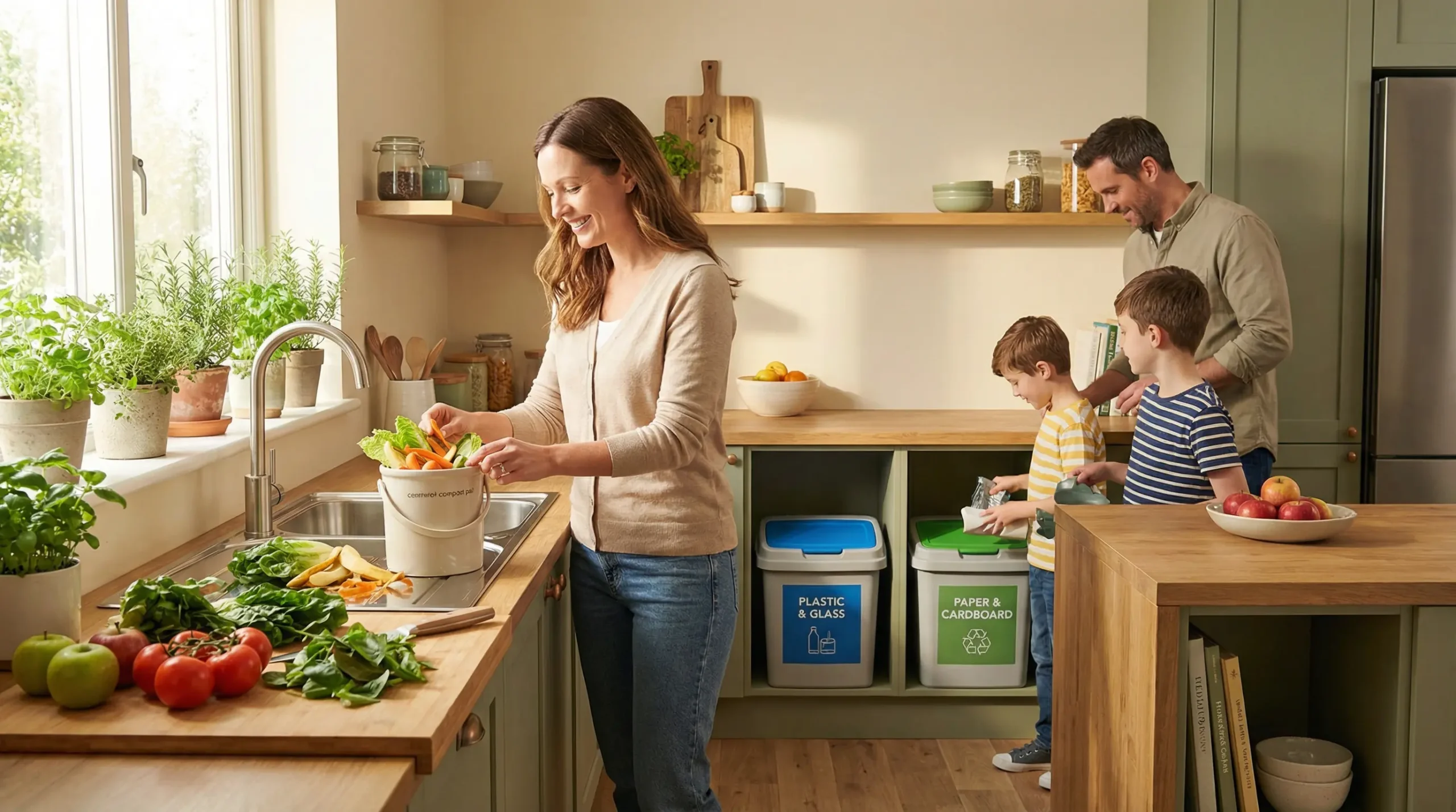 How to Reduce Kitchen Waste Composting & Recycling