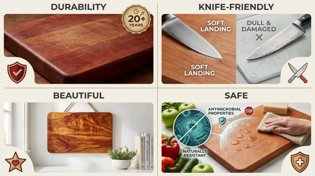 Benefits of Using a Cherry Chopping Board