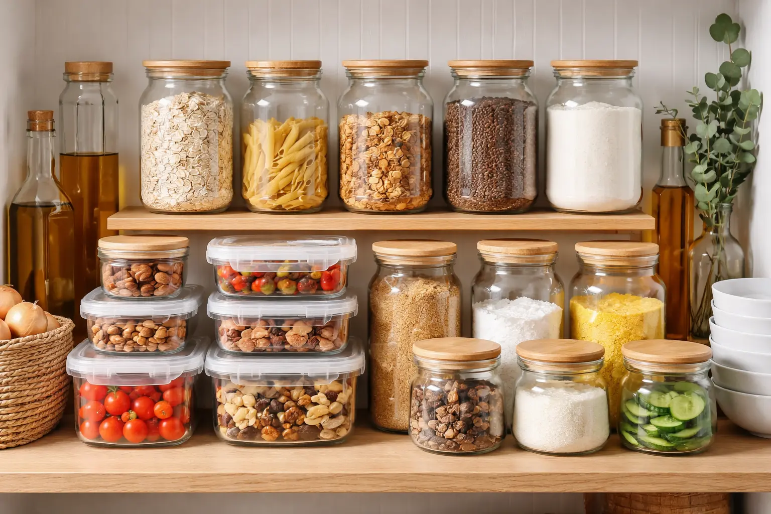 Pantry Glass Food Storage Containers – Keep Your Kitchen Fresh