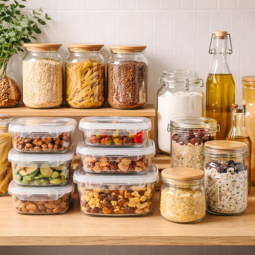 Types of Pantry Glass Food Storage Containers