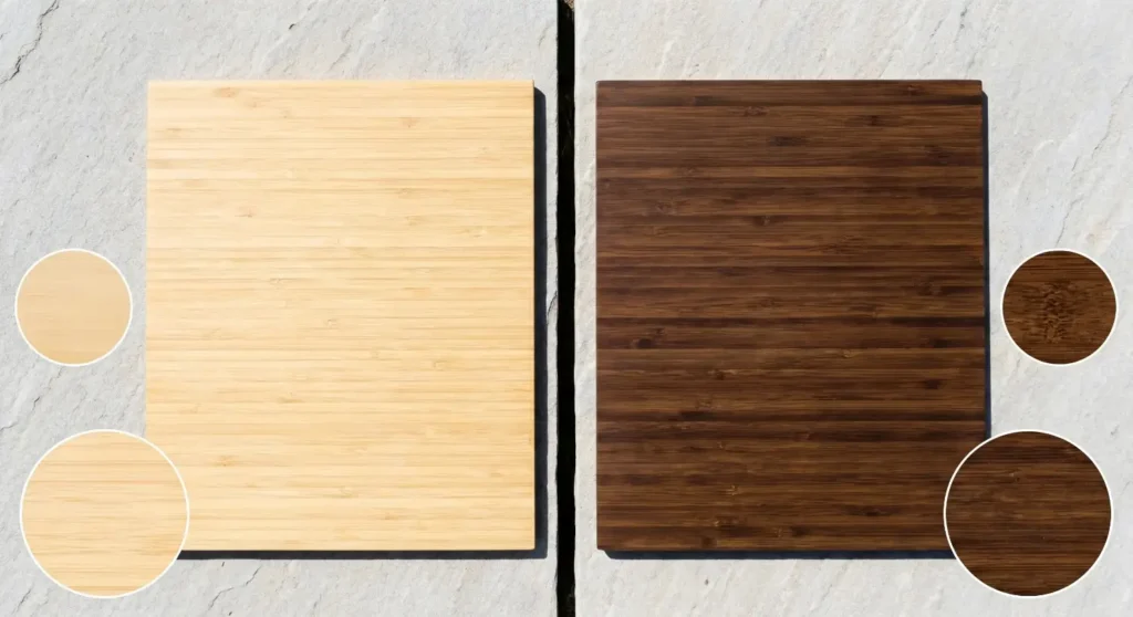 Carbonized Bamboo vs Natural Bamboo