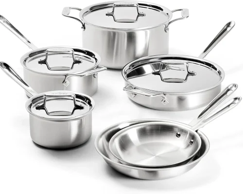 All-Clad D5 Stainless Brushed 5-Ply Bonded Cookware Set
